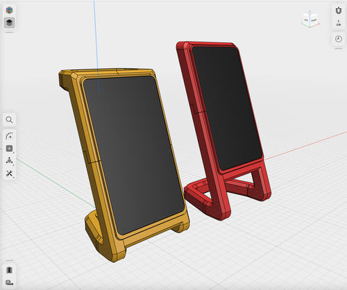 3D render of my portrait raspberry pi frame