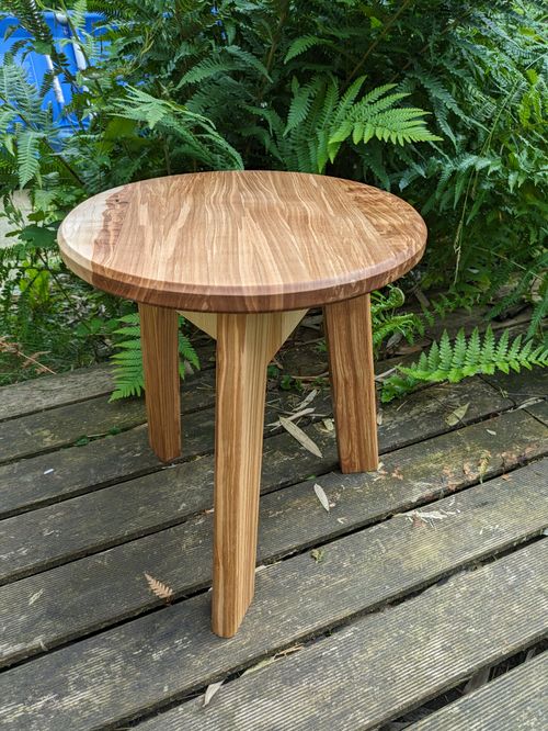 The finished stool